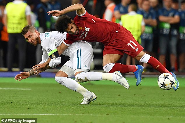 Giorgio Chiellini hails Sergio Ramos’s takedown of Mohamed Salah as a ‘masterstroke’