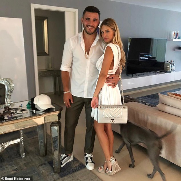 Arsenal star Sead Kolasinac’s wife, 27, was caught trying to bring stun gun into UK
