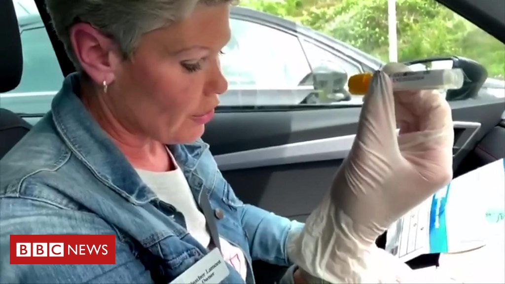 Coronavirus: What it’s like to test yourself for Covid-19