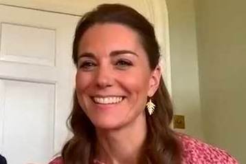 The Duchess of Cambridge makes the case for a fabulous floaty frock whilst playing Zoom bingo