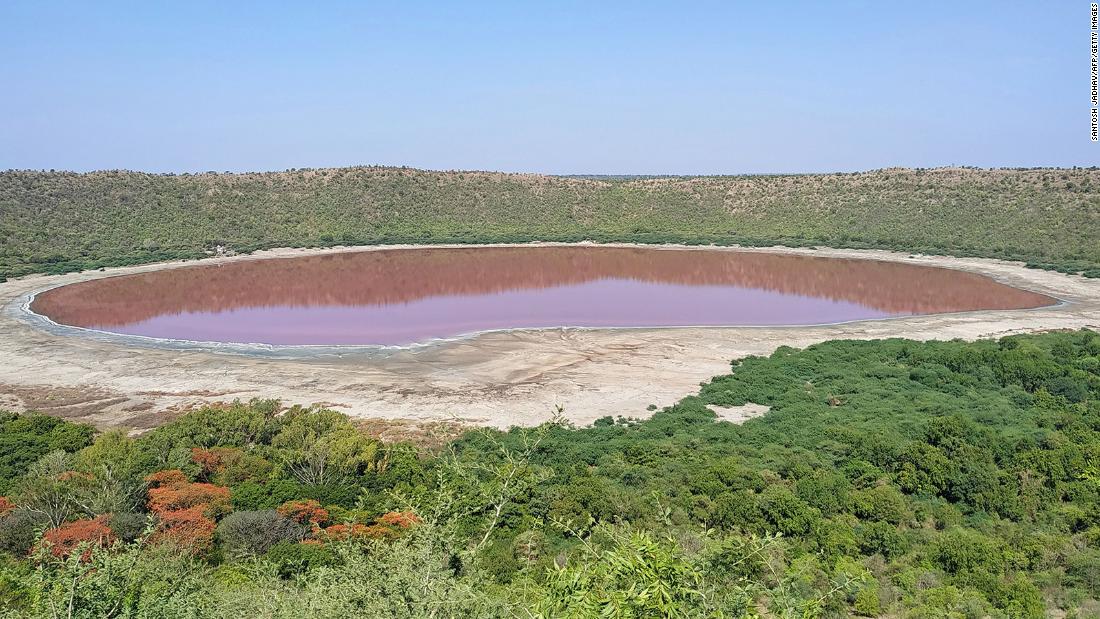 Lonar Lake: A 50,000-year-old lake in India just turned pink and experts don’t know exactly why