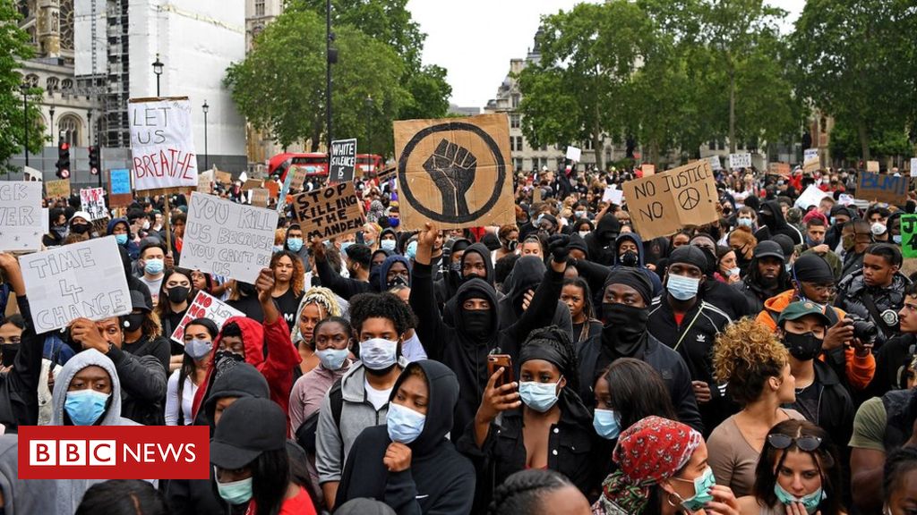 George Floyd death: Thousands join London protest