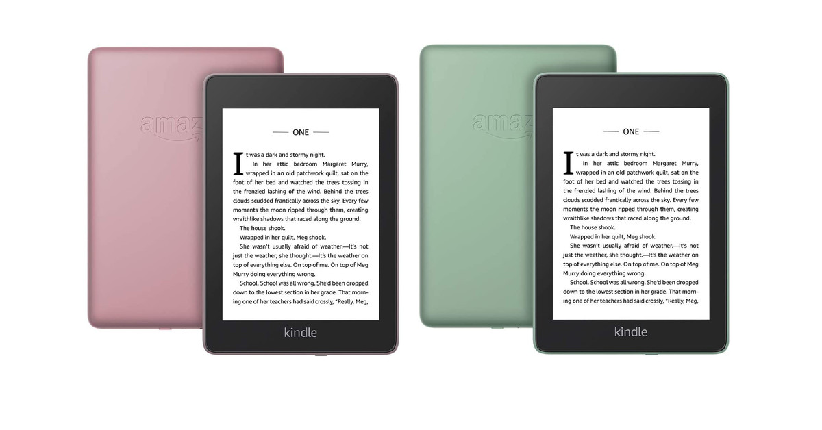 Amazon launches two new Kindle Paperwhite colors