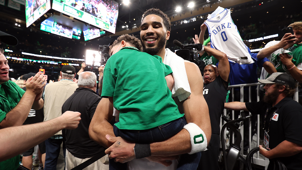 Celtics’ Jayson Tatum on becoming young father: ‘I think we need more role models like that’