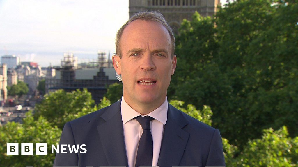 Dominic Raab on lack of candidate to take over from Boris Johnson