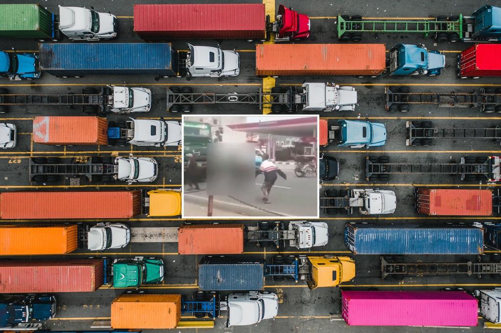 Teens jumping in front of moving trucks: TikTok challenge