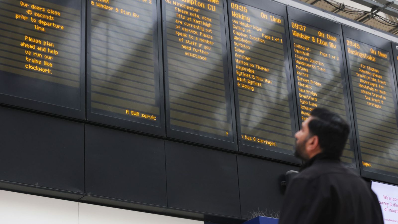 Rail strikes could ‘escalate’ if deal not struck, and RMT boss ‘can’t see’ Saturday’s walkout being avoided | UK News