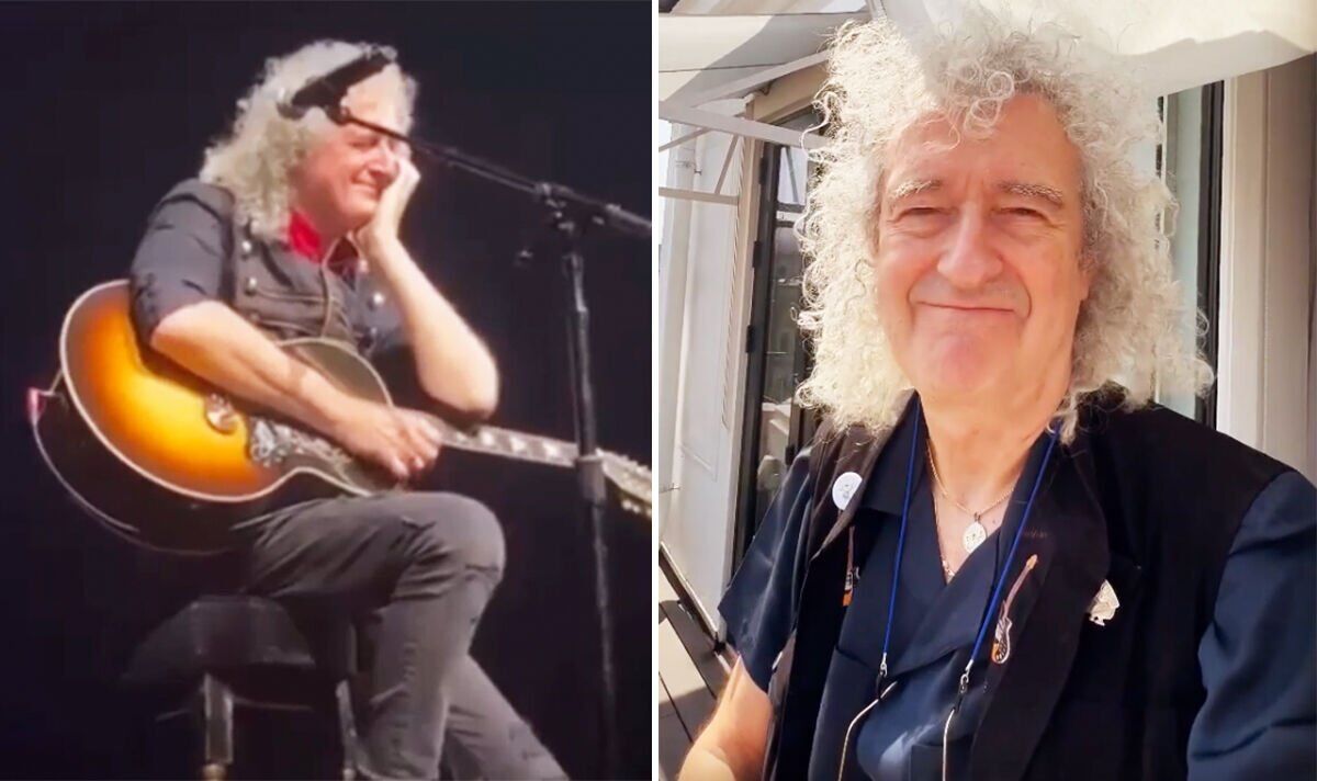 Brian May at 75: ‘Caught by surprise’ as Queen and Adam Lambert crowd sing Happy Birthday | Music | Entertainment