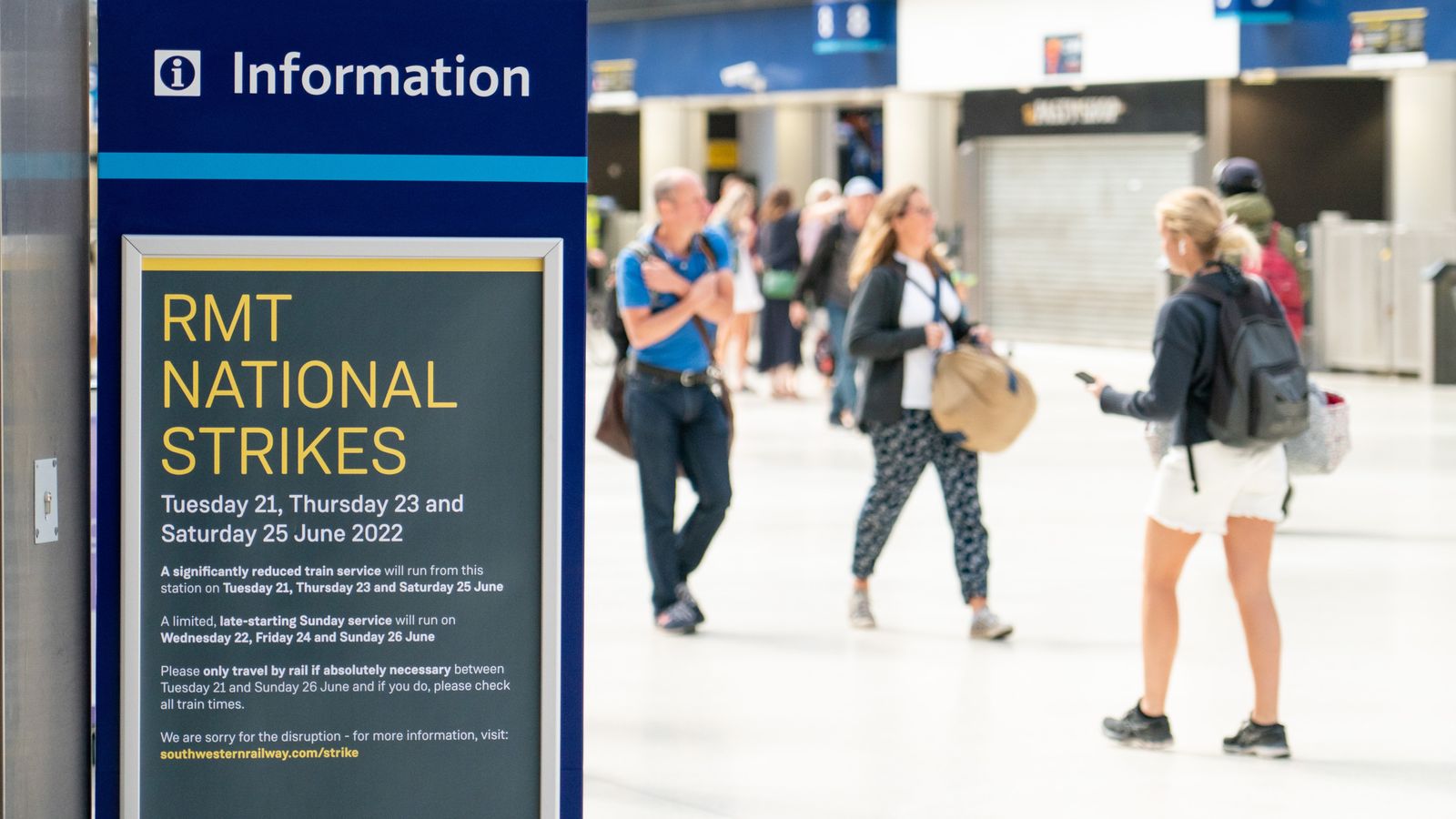 Two more days of rail strikes announced in row over jobs, pay and conditions | Business News