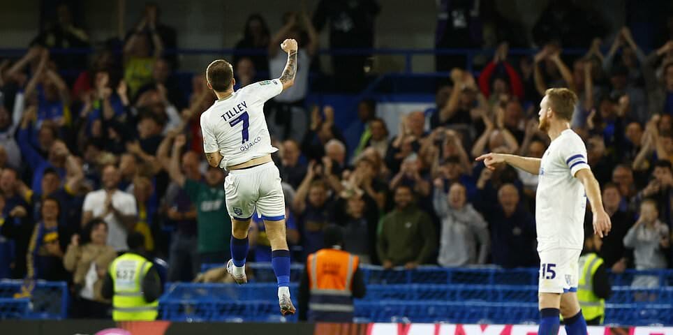 Carabao Cup – Round two LIVE: League Two minnows Wimbledon take SHOCK lead at Chelsea after Robert Sanchez gave away penalty