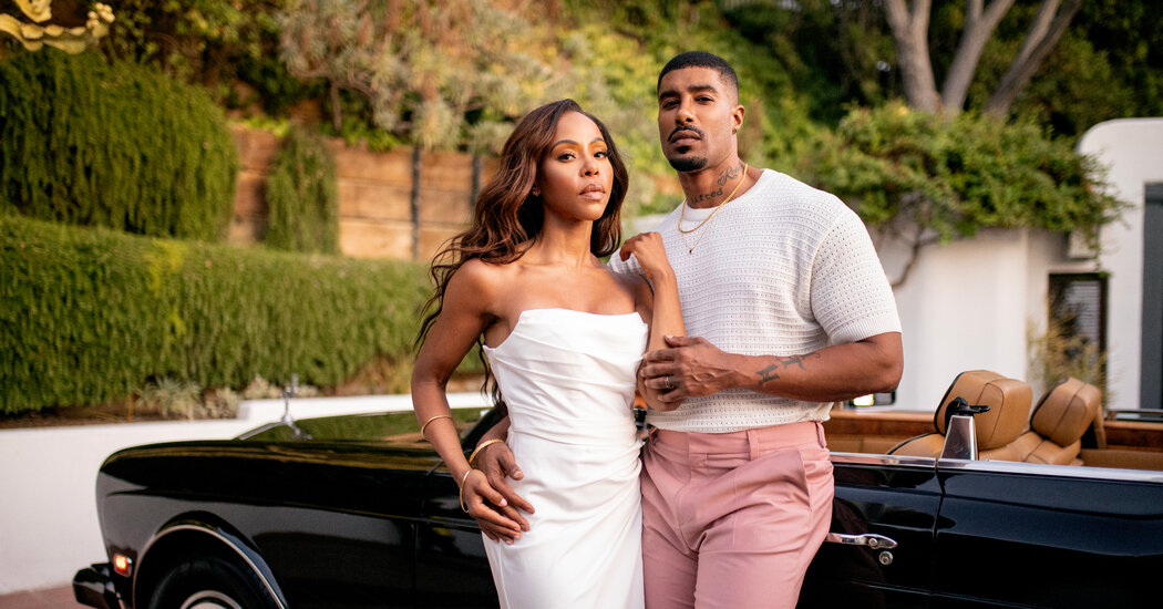 The Actors KJ Smith and Skyh Black Marry in Malibu, Calif.
