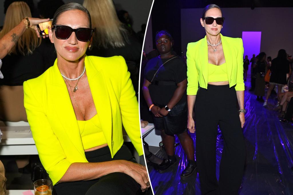 ‘RHONY’ star Jenna Lyons keeps it candid at NYFW