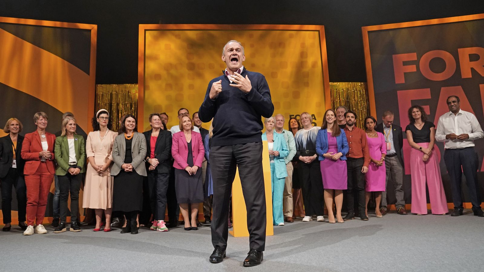 Lib Dem conference: Sir Ed Davey to underline health pledges as he promises to ‘fix our economy with care’ | Politics News