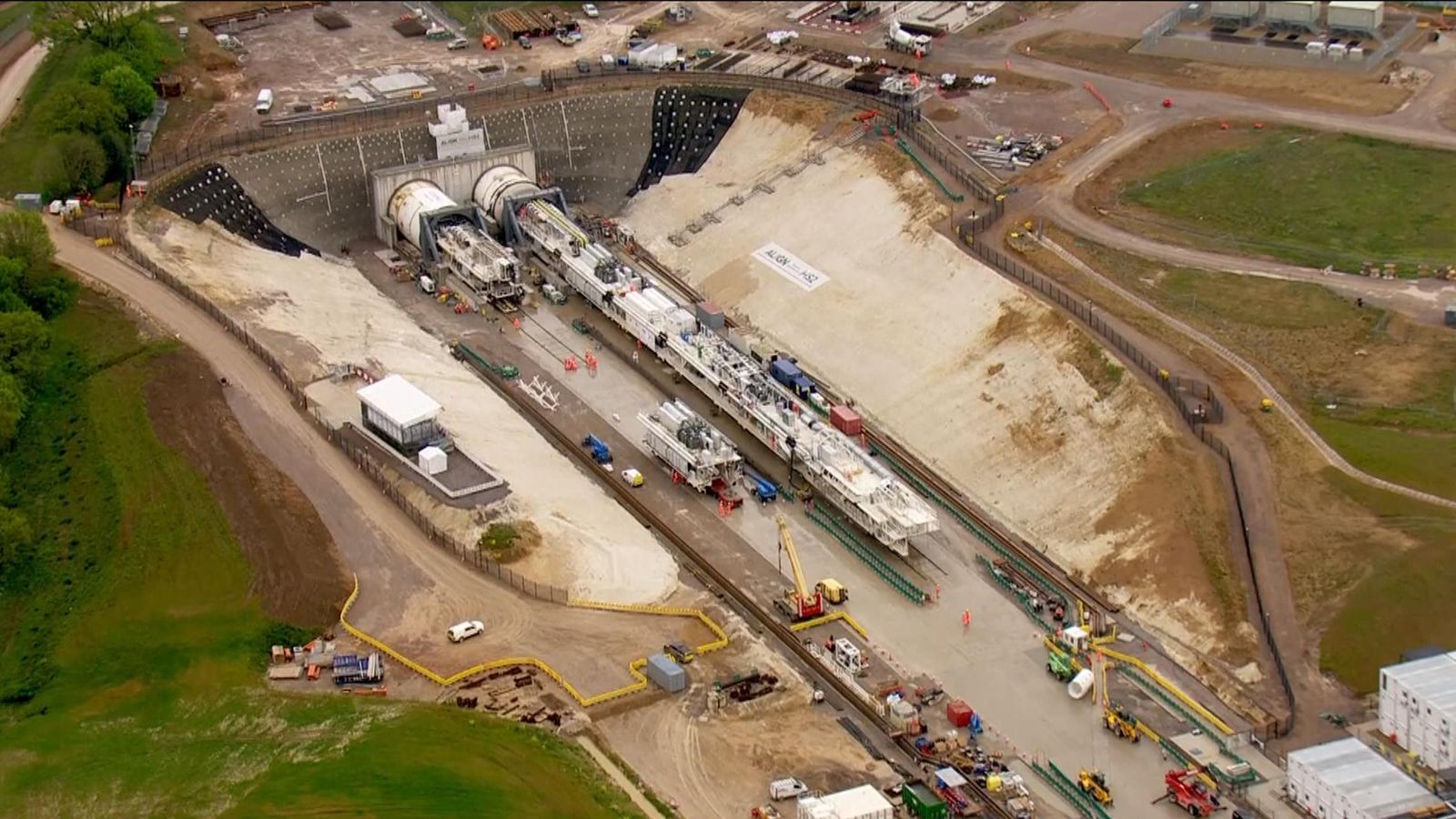 Northern HS2 line set to be scrapped with costs ‘out of control’, Sky News understands | Politics News