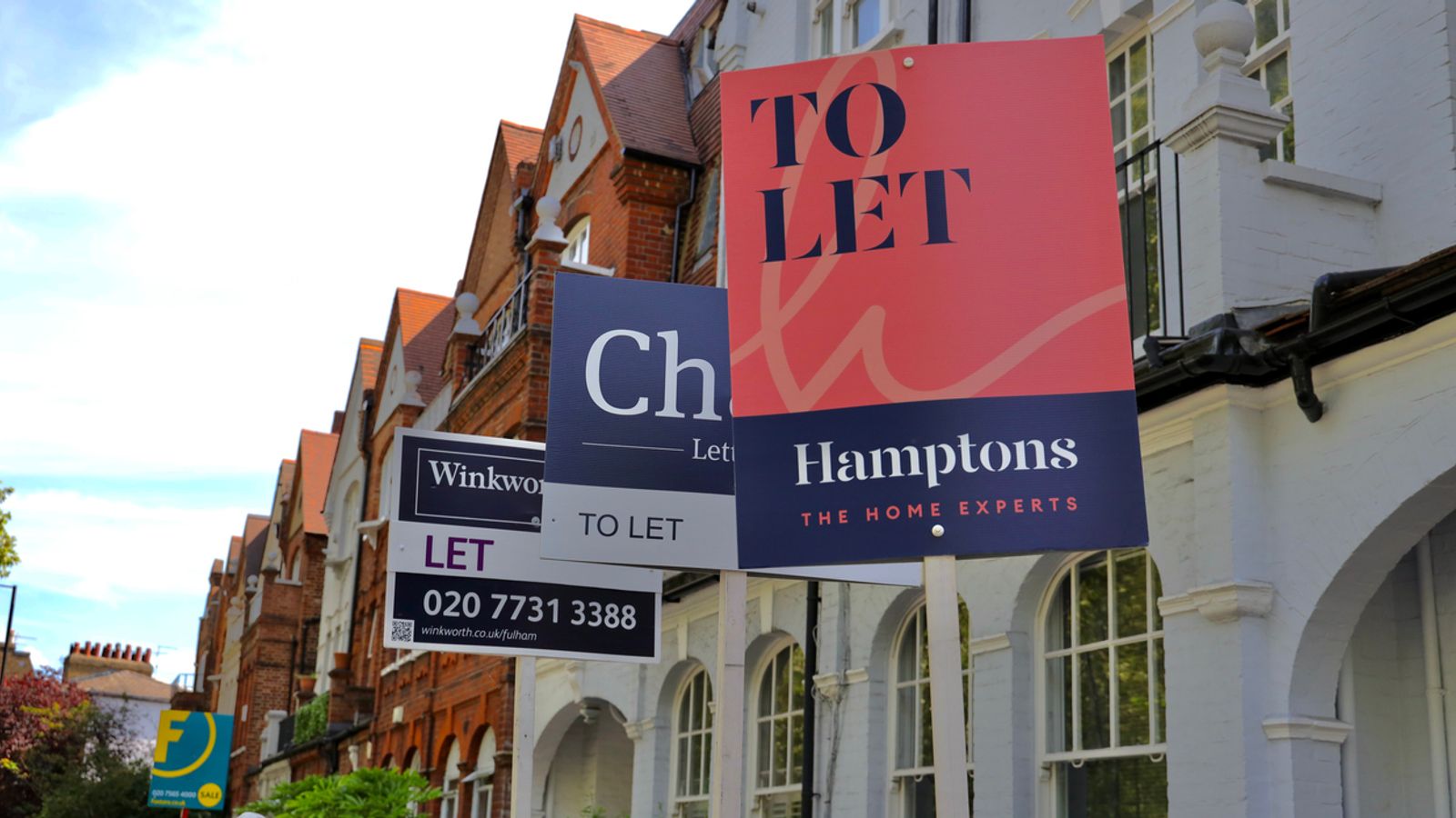 Private rental costs rise across Britain – while house price growth declines | Business News
