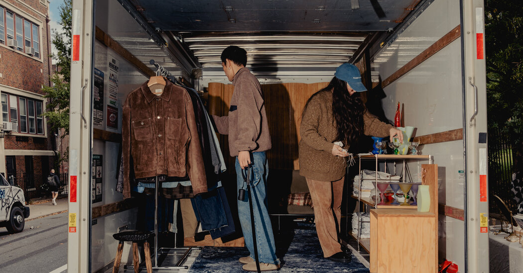 At U-Mall in NYC, Vintage Treasures Are Sold Out of a Moving Truck