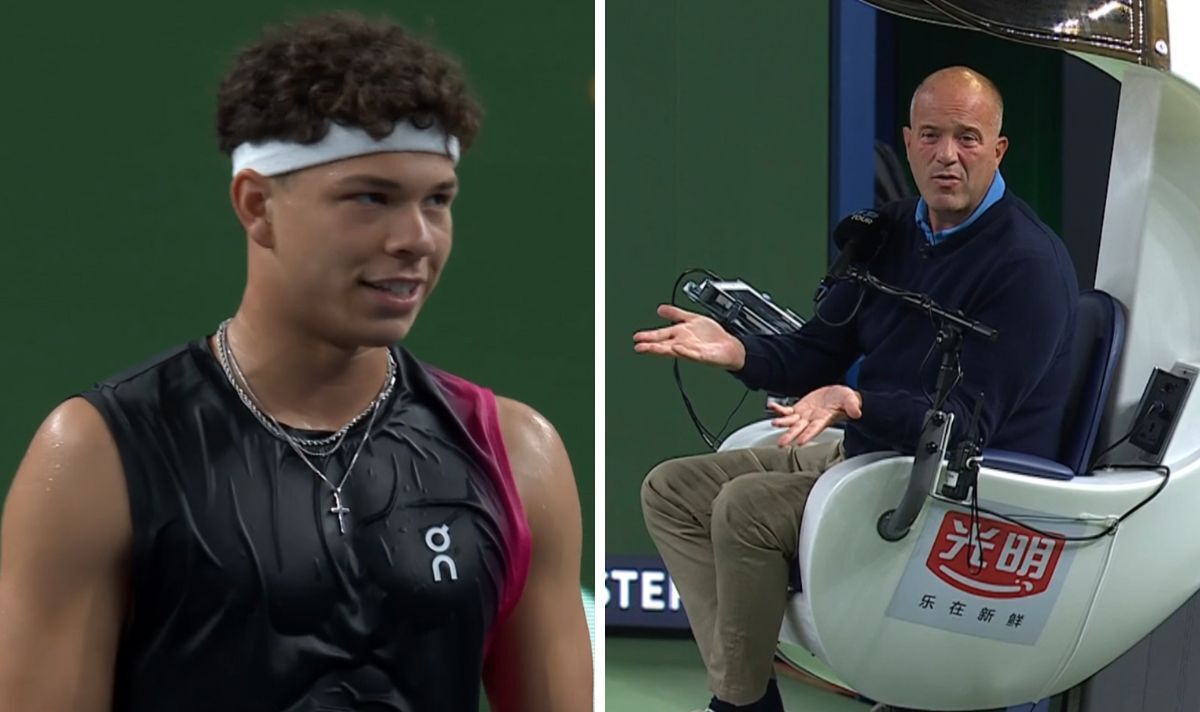 Ben Shelton shows as American steps in on umpire call at Shanghai Masters | Tennis | Sport
