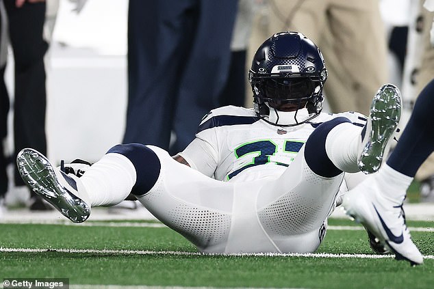 Jamal Adams rages on the sideline as he is ruled out of Seahawks’ game against the Giants with a concussion in return after 385 days out
