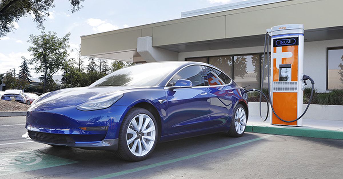 ChargePoint chargers will soon support the NACS plug for Teslas and other EVs