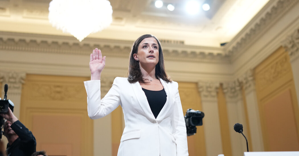 Cassidy Hutchinson Subtly Refines Her Style During ‘Enough’ Book Tour