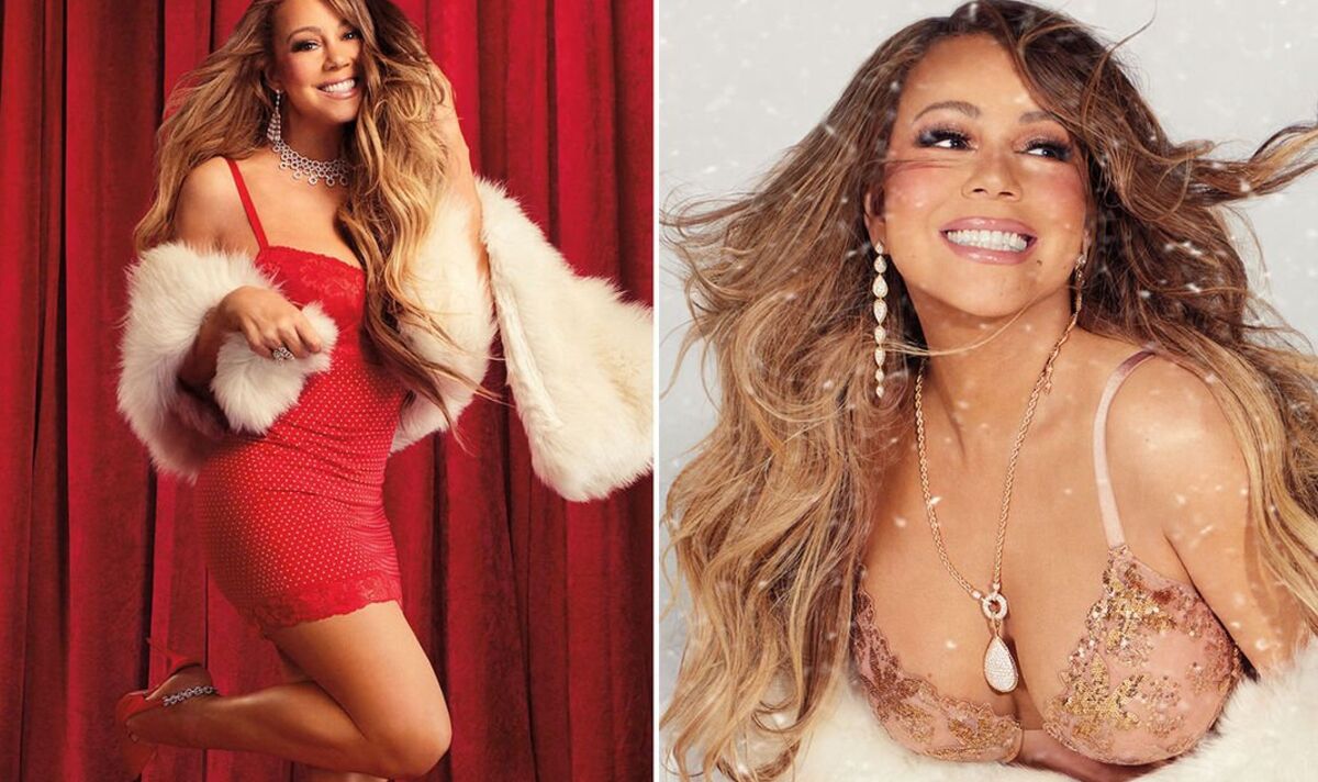 We wish you a Mariah Christmas: Mariah Christmas dazzles in lingerie photoshoot | Music | Entertainment