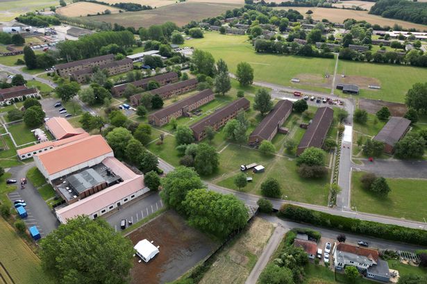 Asylum seekers tried to set themselves on fire at ex-RAF base in Home Secretary's own area