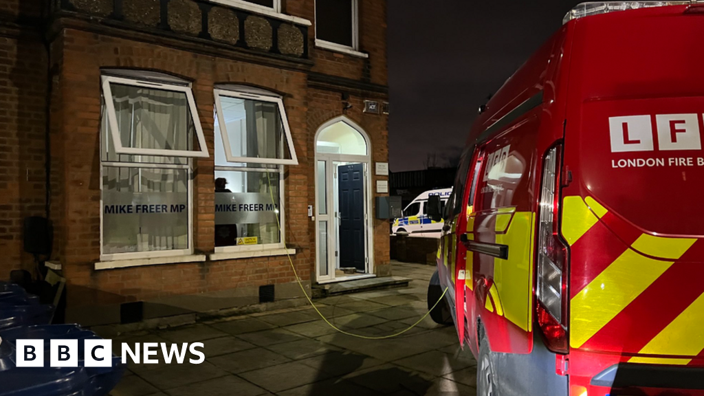 Tory MP Mike Freer's office hit by suspected arson attack