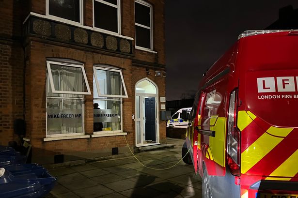 Tory MP Mike Freer's office hit by suspected arson attack on Christmas Eve