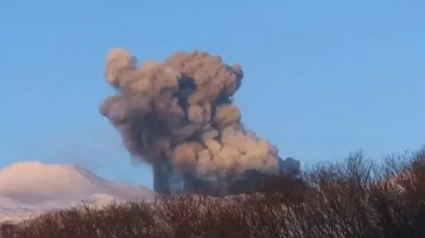 Thousands in danger as giant Russian volcano spews molten ash 2.5km into the air