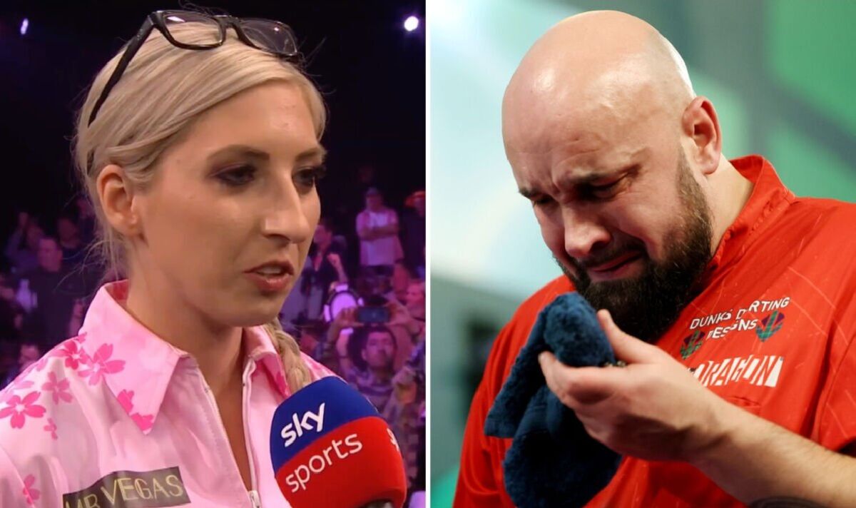 Darts LIVE: Fallon Sherrock knocked out as rival in tears at Ally Pally | Other | Sport