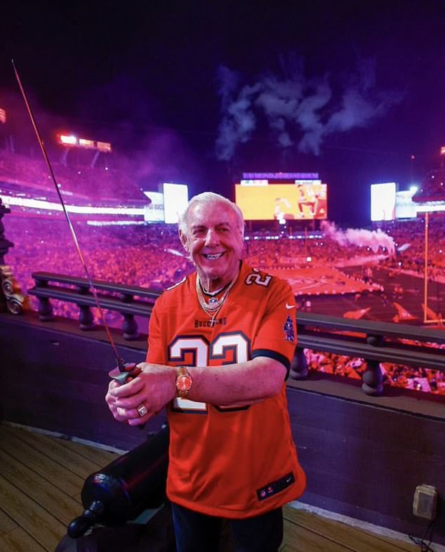 WWE icon Ric Flair leaves TV viewers worried over his health after appearance on ESPN before Buccaneers vs Eagles game