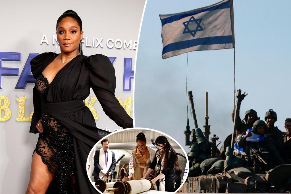 Tiffany Haddish angers fans with business class trip to Israel to ‘find a man’ and see war with her ‘own eyes’