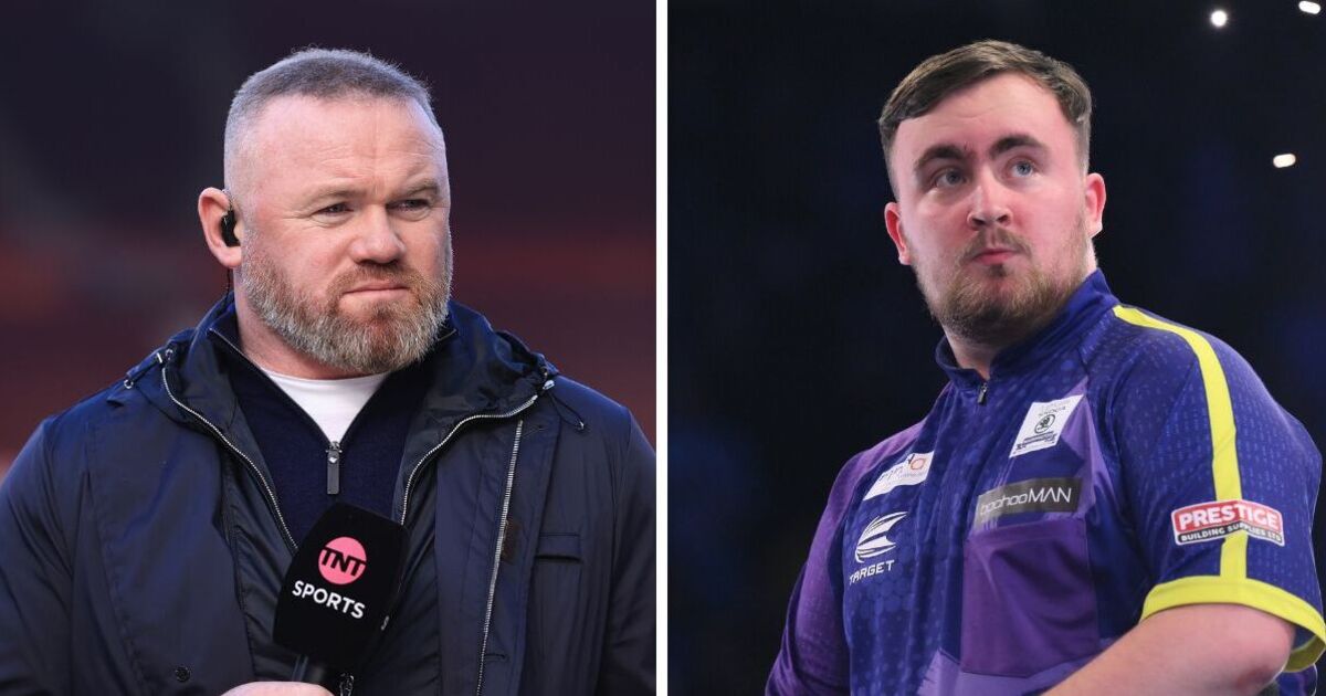 Wayne Rooney calls teammate ‘ginger c**t’ in surreal link-up with Luke Littler | Football | Sport