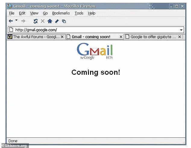 Gmail turns 20! Nostalgic images reveal what Google’s email service looked like when it launched in 2004 – and how much it has changed since