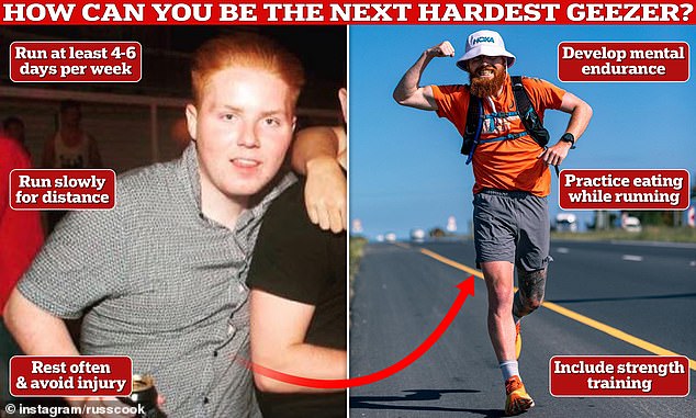 Could YOU be the next Hardest Geezer? Scientists reveal how to go from couch potato to ultramarathon runner like Russ Cook (and it’s easier than you might think!)