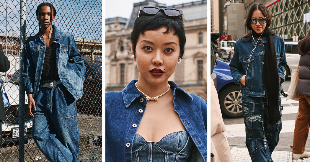 Is Double Denim Back? Fashion Savants Have Proclaimed Its Return.
