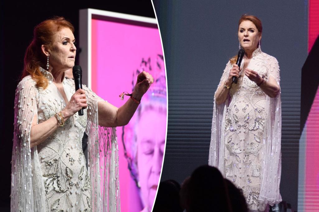 Sarah Ferguson orders crowd to be quiet at Cannes Film Festival