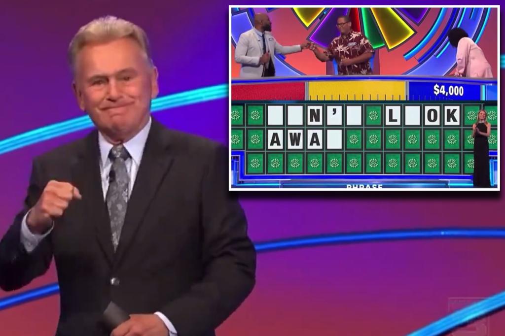 ‘Wheel of Fortune’ host Pat Sajak freaks out after contestants celebrate wrong answer