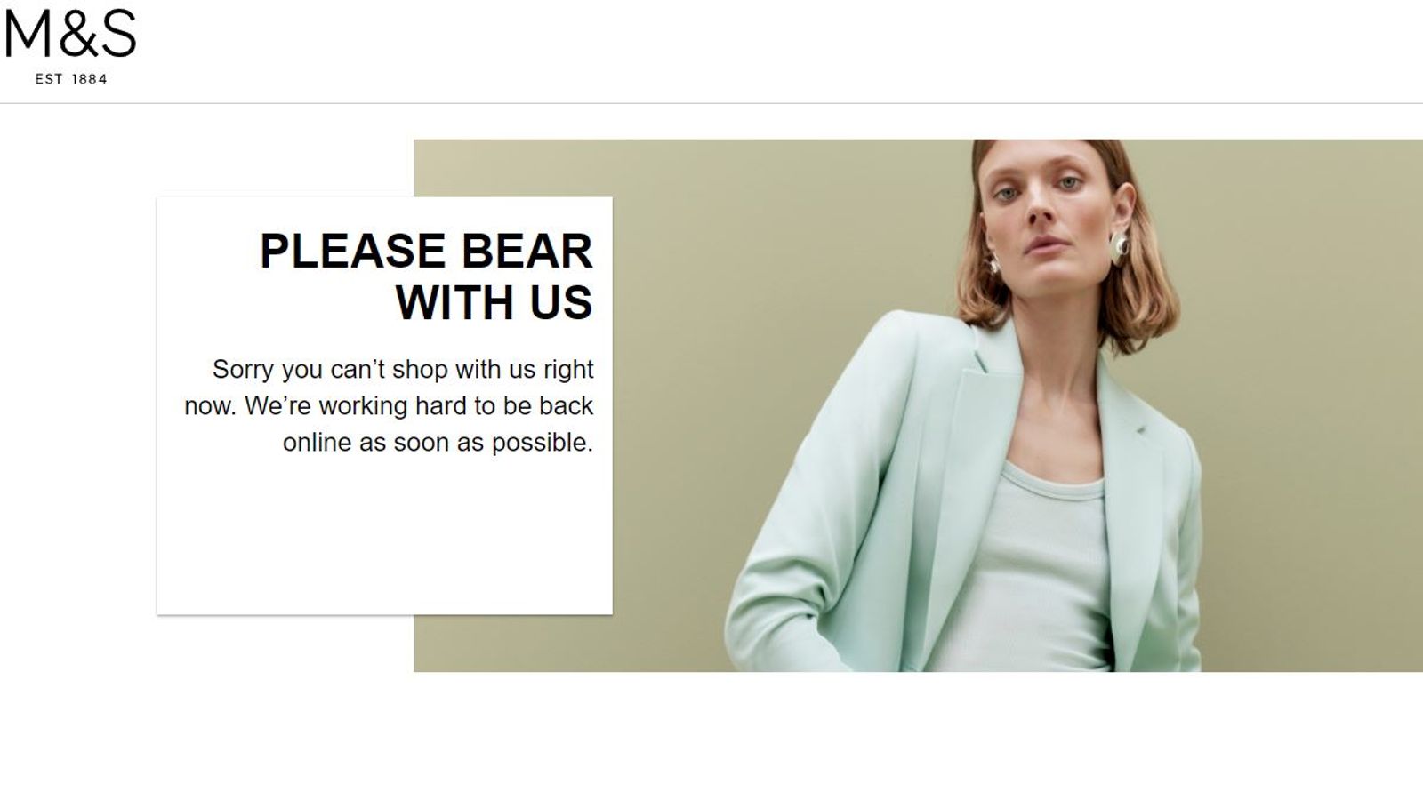 Marks & Spencer’s website and app suffer outage lasting hours | Business News
