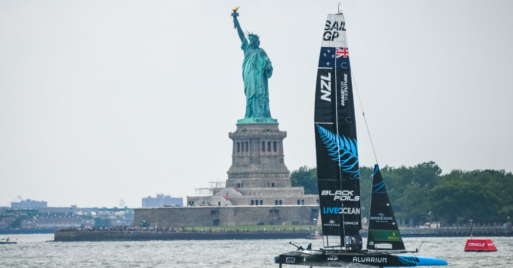 SailGP Draws Thousands of Spectators to the New York Harbor