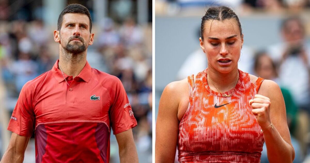 French Open LIVE: Novak Djokovic withdraws as Aryna Sabalenka emulates Serena Williams | Tennis | Sport