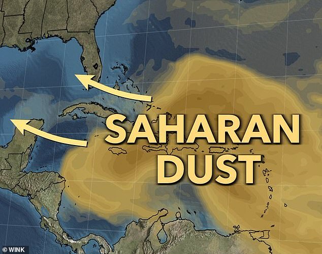 Massive cloud of Saharan dust is set to engulf parts of the US as it travels 5,000 miles across the Atlantic Ocean