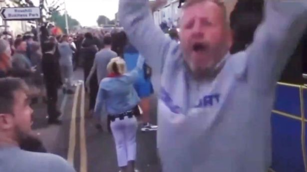 'Goading' yob in Southport riots hit by flying bricks and it's dubbed 'perfect karma'