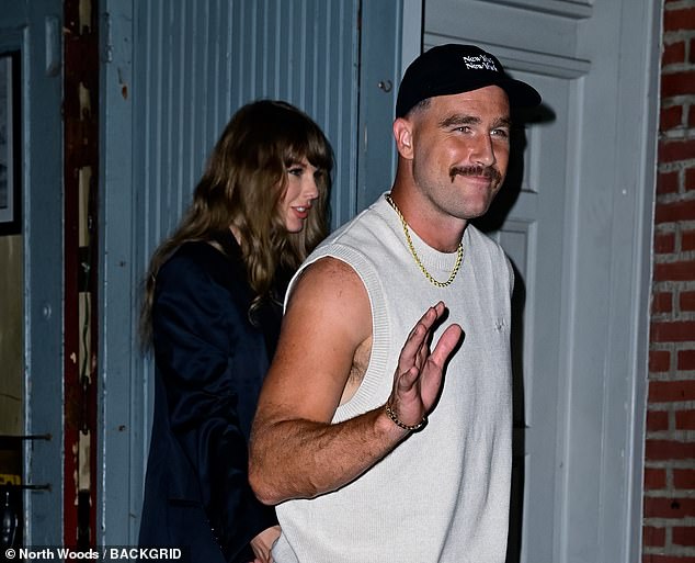 Taylor Swift and Travis Kelce dine at iconic Brooklyn pizza joint Lucali as the loved-up couple have a weekend in New York after Chiefs’ NFL victory