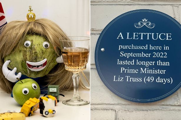 'Blue plaque' put up outside Tesco where lettuce that outlasted Liz Truss bought