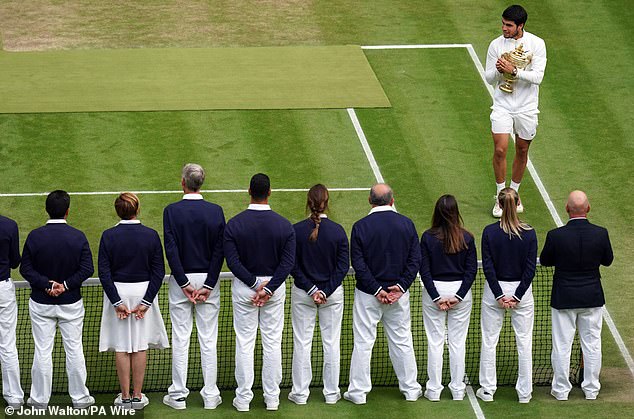 Wimbledon line judges have had their ‘love and passion ripped away’ after ‘sad day’ All England Club decided to replace them with AI