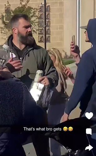 Police investigating Jason Kelce phone smash after taunt over Taylor Swift and brother Travis