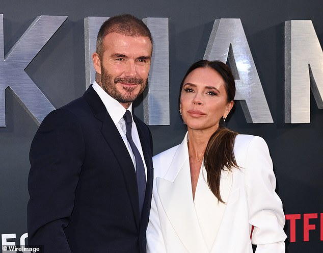 David and Victoria Beckham ‘attend former Man United star’s 50th birthday party’ – leaving ‘after a security guard was head-butted’ as police probe
