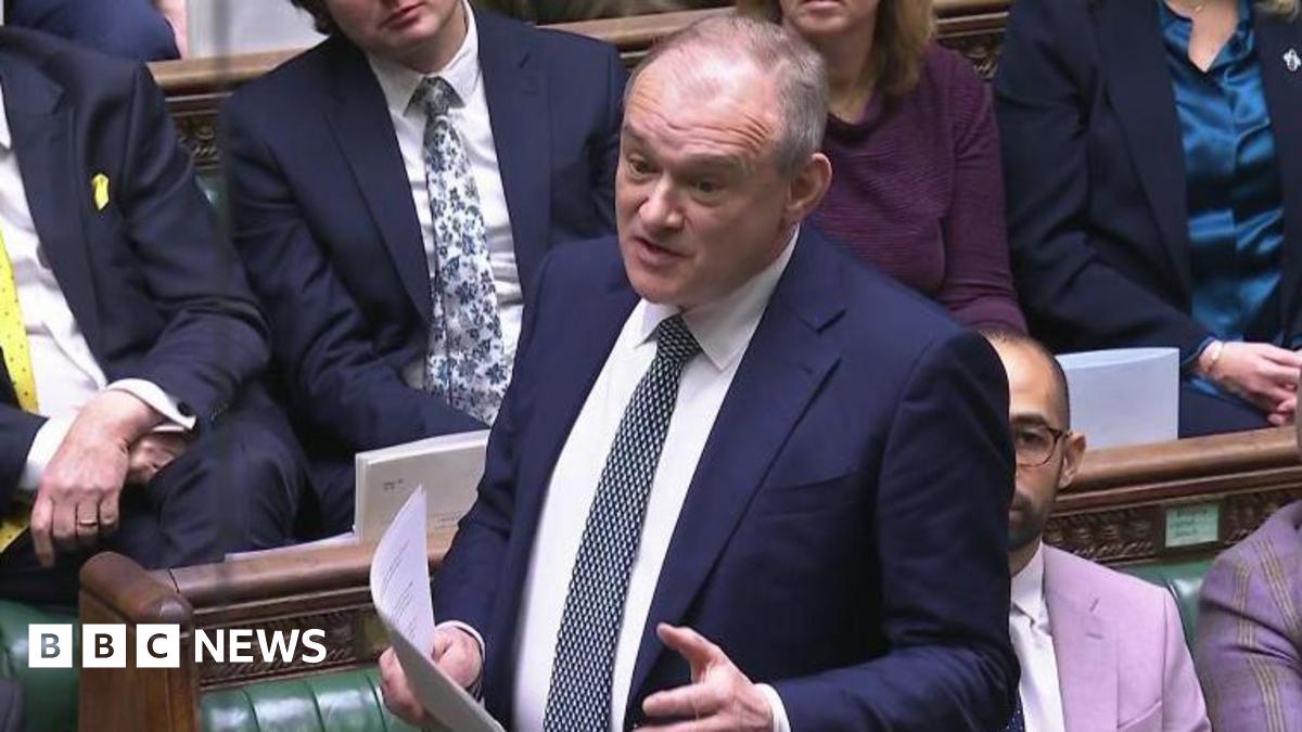 UK needs to rejoin EU customs union, says Lib Dem leader Ed Davey
