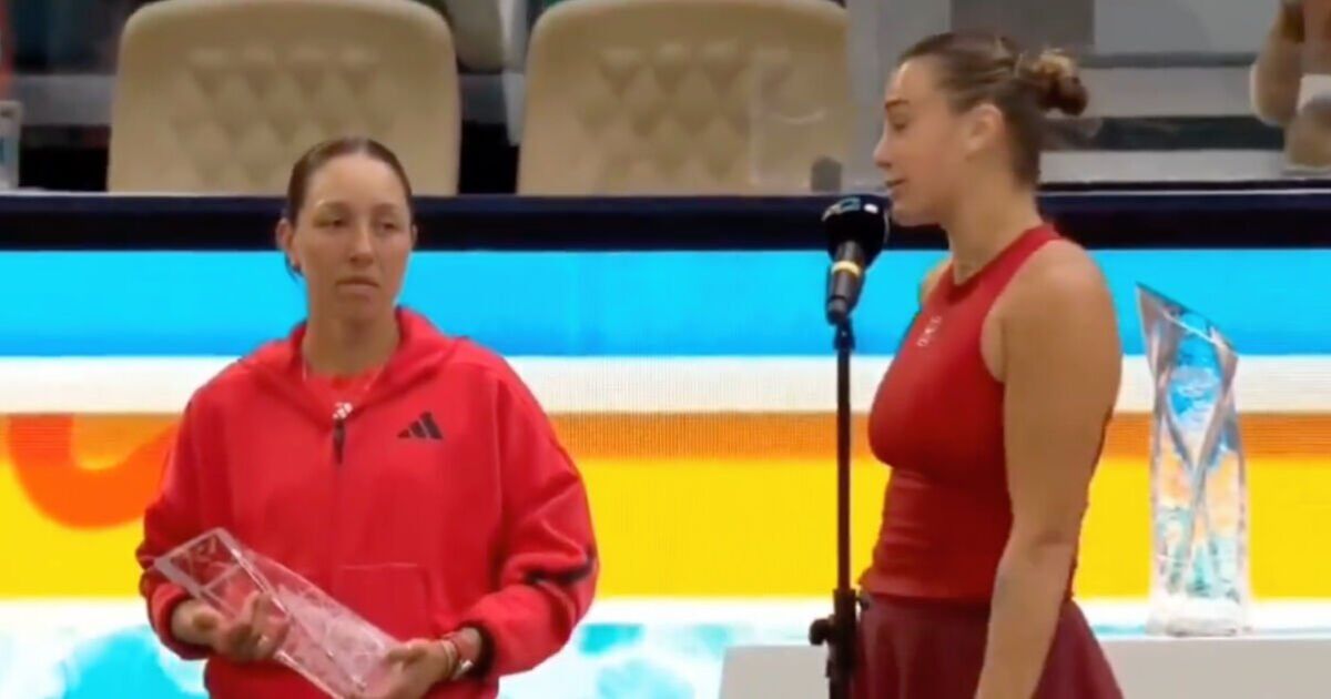 Aryna Sabalenka apologises to Jessica Pegula and offers to share prize money | Tennis | Sport